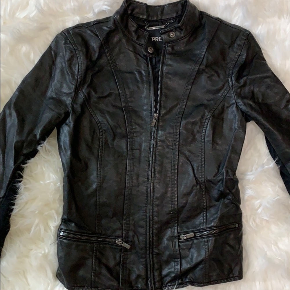 ‼️SOLD‼️ Express leather jacket
